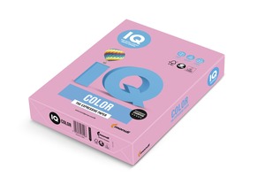 Fénymásolópapír, színes A/3 80 g, 500 lap/csomag IQ Color pasztell rózsaszín