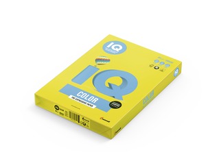 Fénymásolópapír, színes A/3 80 g, 500 lap/csomag IQ Color intenzív élénksárga