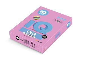 Fénymásolópapír, színes A/3 80 g, 500 lap/csomag IQ Color neon rózsaszín