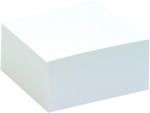 Tépőtömb 9x9x4 cm T-Acta fehér