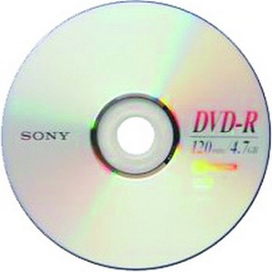 DVD-R 4,7 GB 16x, papírtokos Sony