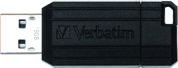 Pendrive 8 GB USB 2.0 Verbatim "PinStripe" fekete