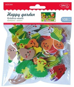 Dekorgumi forma, zöldségek Daco "Happy garden"