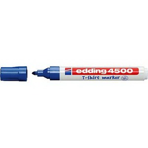 Textilmarker 2-3 mm vastag Edding 4500 kék