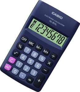 Zsebszámológép 8 számjegy Casio "HL-815L BK"