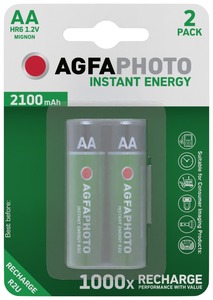 Akkumulátor AA ceruza 2100 mAh, 2 db/bliszter AgfaPhoto