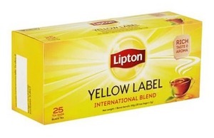 Fekete tea 25x2 g Lipton "Yellow Label"