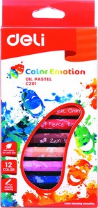 Olajpasztell Deli "Color Emotion" 12 szín
