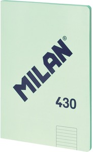 Füzet A/4 48 lapos, vonalas Milan "1918 Series" zöld