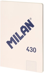 Füzet A/4 48 lapos, négyzetrácsos Milan "1918 Series" bézs
