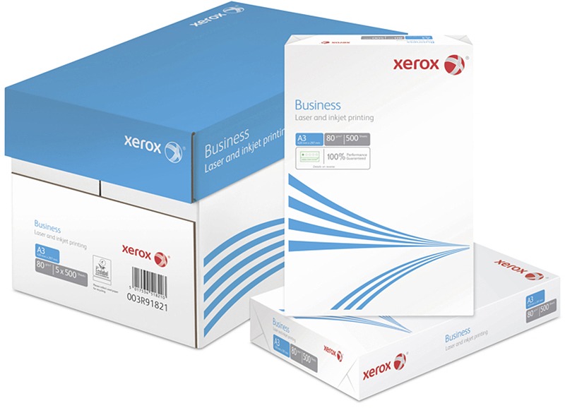 Fénymásolópapír A/3 80 g, 500 lap/csomag Xerox "Business"