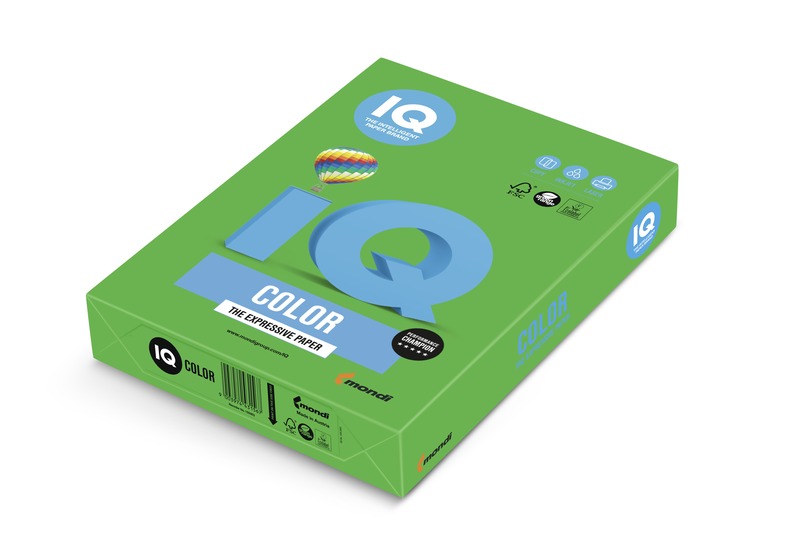 Fénymásolópapír, színes A/4 80 g, 500 lap/csomag IQ Color intenzív sötétzöld