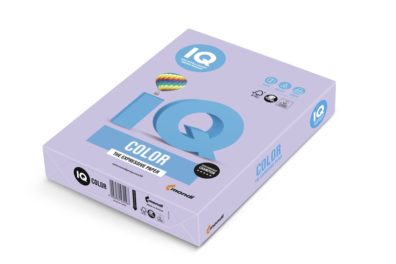 Fénymásolópapír, színes A/3 80 g, 500 lap/csomag IQ Color trend levendula