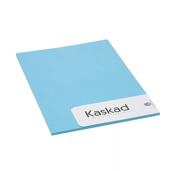 Fénymásolópapír, színes A/4 160 g, 50 ív/csomag Kaskad 77 vízkék