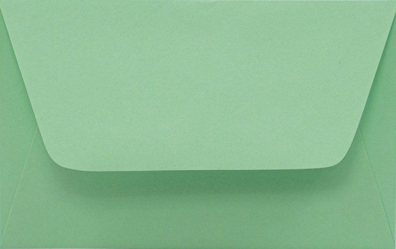 Boríték, névjegy 73x114 mm enyvezett T-Creativ "Kaskad" 69 pisztácia