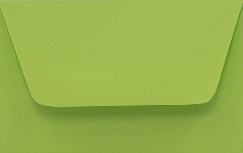 Boríték, névjegy 73x114 mm enyvezett T-Creativ "Kaskad" 66 lime