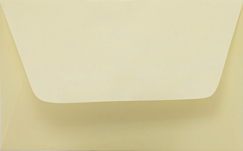 Boríték, névjegy 73x114 mm enyvezett T-Creativ "Kaskad" 55 sárga