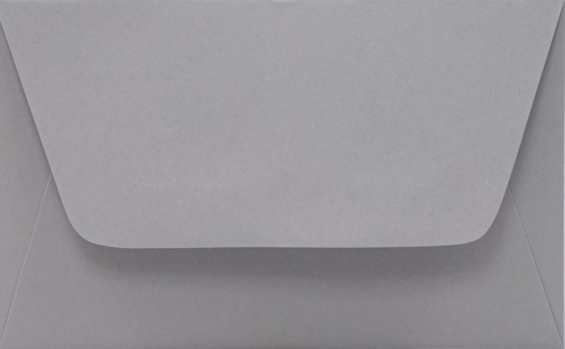 Boríték, névjegy 73x114 mm enyvezett T-Creativ "Kaskad" 94 ezüstszürke