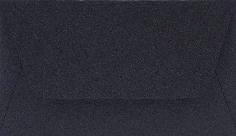 Boríték, névjegy 73x114 mm enyvezett T-Creativ "Curious Metal" 58 ébenfekete