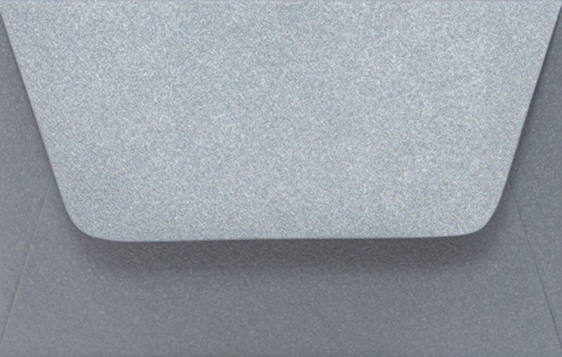 Boríték, névjegy 73x114 mm enyvezett T-Creativ "Curious Metal" 52 króm