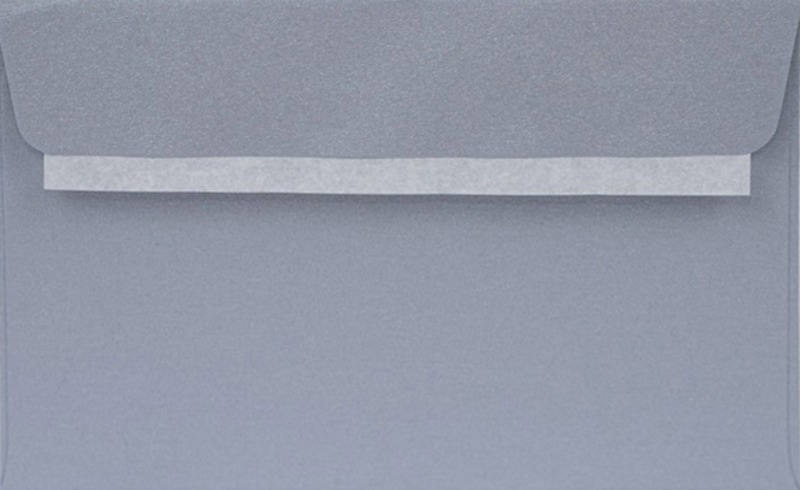 Boríték LC/5 szilikonos T-Creativ "Curious Metal" metál ezüst