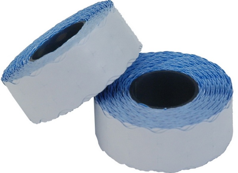 Árazógépszalag 25x16 mm kék