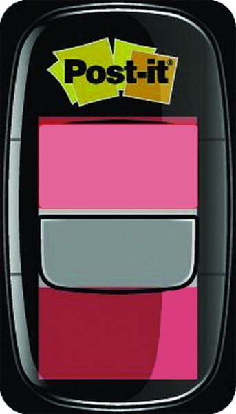 Jelölőcímke 25,4x43,2 mm 50 lap, adagolóval Post-it rózsaszín