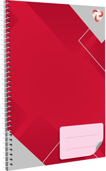 Spirálfüzet A/4 70 lapos, négyzetrácsos T-Creativ