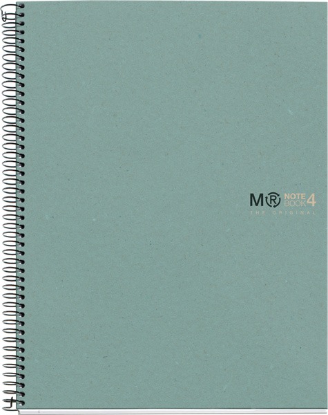 Spirálfüzet A/4 4x30 lapos, vonalas, újrahasznosított MQ "ECO" Blue