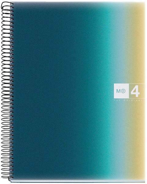 Spirálfüzet A/4 4x30 lapos, négyzetrácsos MQ "Aurora" Iceland