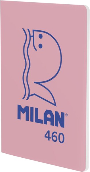 Füzet A/5 24 lapos, sima Milan "460 Collection" pink