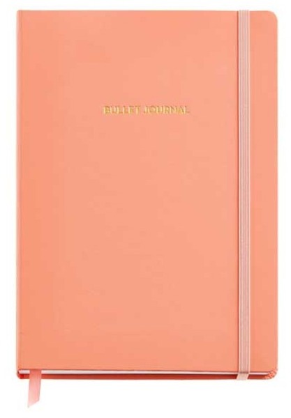 Napló A/5 96 lapos, pontozott MQ "Bullet Journal" pink