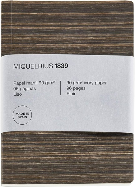 Napló A/5 48 lapos, sima MQ "Textures" Wood
