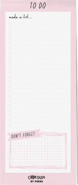 Jegyzett&ouml;mb, m&aacute;gneses 60 lapos Pukka Pad "Carpe Diem" r&oacute;zsasz&iacute;n
