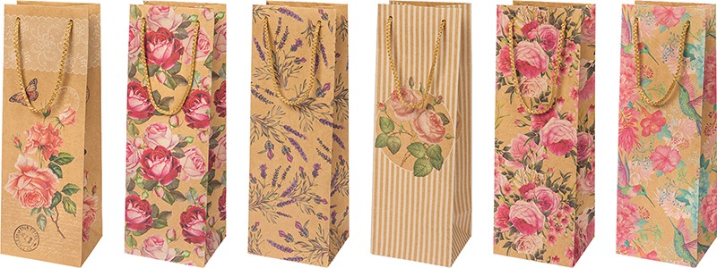 D&iacute;sztasak, italos Daisy kraft, vir&aacute;g minta