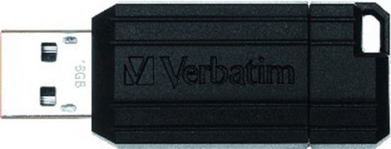 Pendrive 64 GB USB 2.0 Verbatim "PinStripe" fekete
