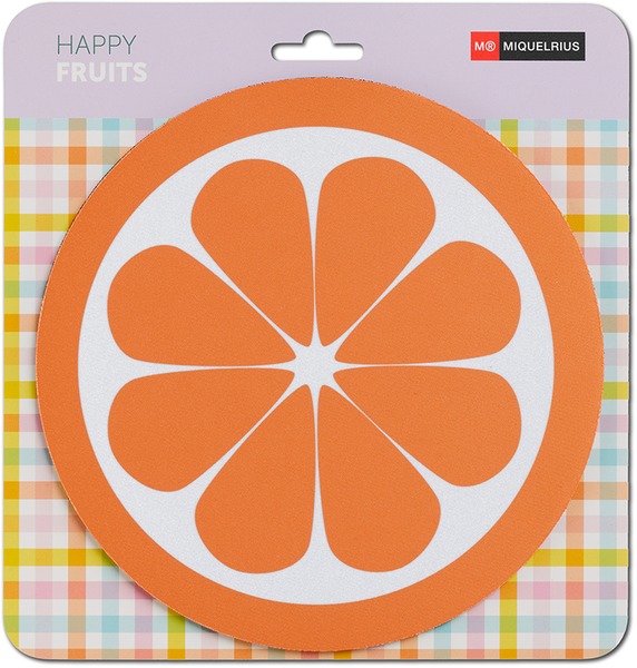 Egéralátét, narancs MQ "Happy Fruits"