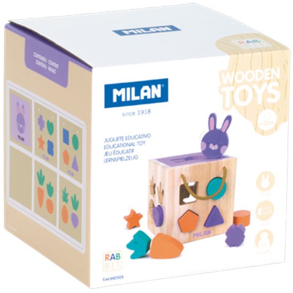 Fejlesztő játék, fa Milan "Rabbit"