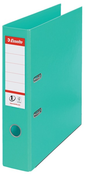 Iratrendező A/4, 75 mm ESSELTE "Standard" mentazöld