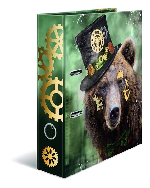 Iratrendező A/4 70 mm Herma "Steampunk" Bear