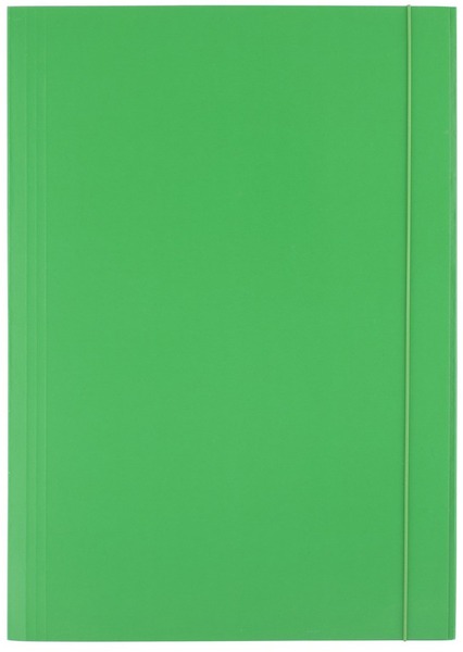 Gumis mappa A/4 laminált karton, 300 g d.rect zöld