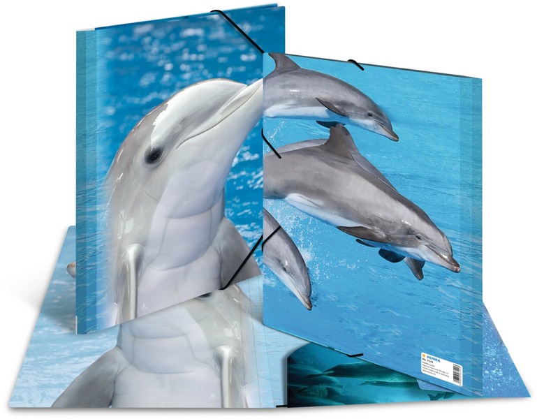 Gumis mappa A/4 PP Herma "Favourite Pets" Delfin