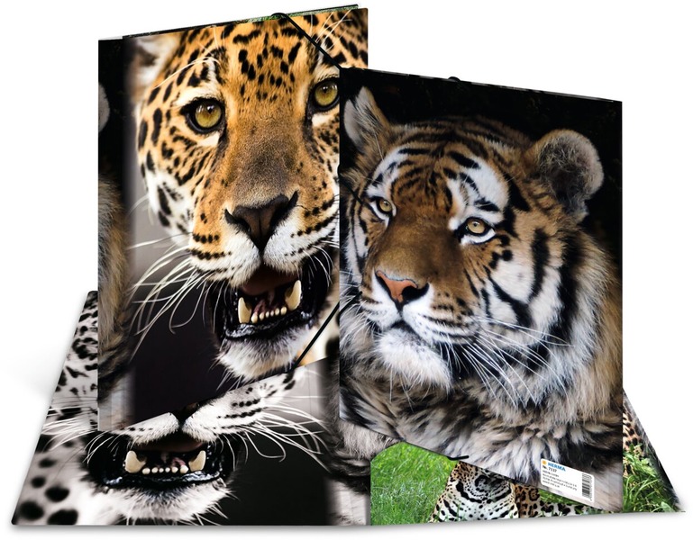 Gumis mappa A/4 PP Herma "Favourite Pets" Leopárd