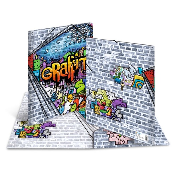 Gumis mappa A/4 PP Herma "Art" Graffiti