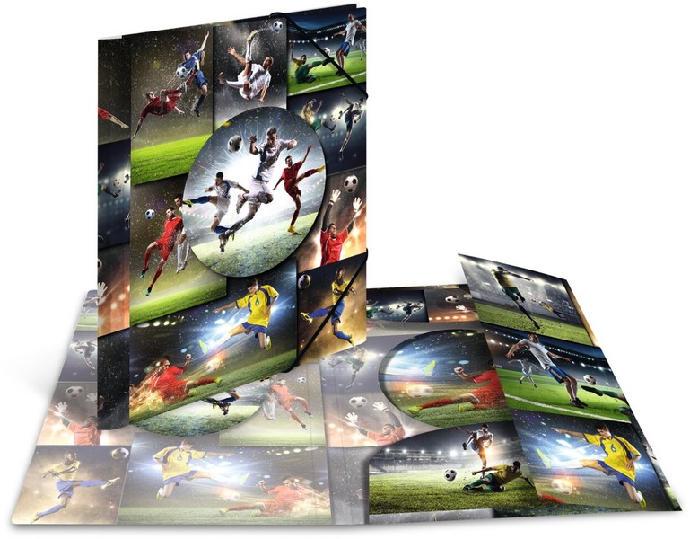 Gumis mappa A/4 PP Herma "Sport" Football