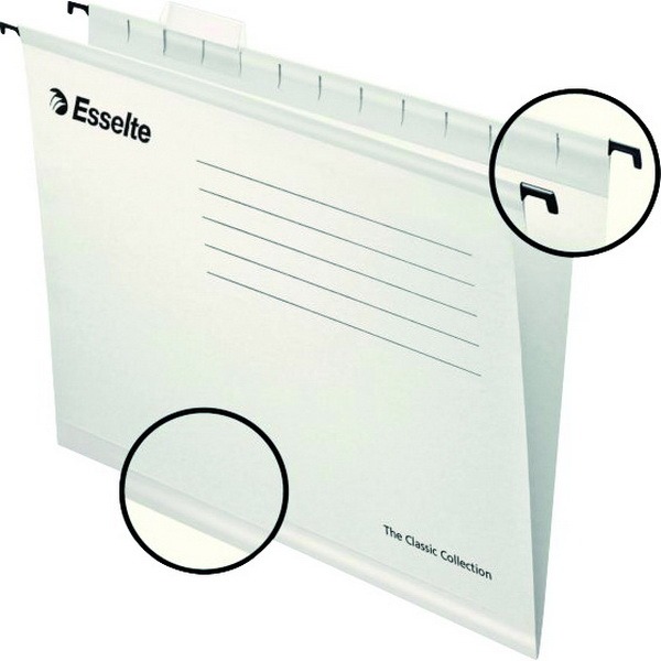 Függőmappa A/4 25 db/csomag ESSELTE "Classic" fehér