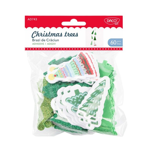 Dekorgumi forma, karácsonyfa Daco "Christmas trees"