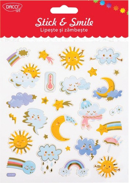 Matrica, fólia Daco "Stick & Smile" időjárás