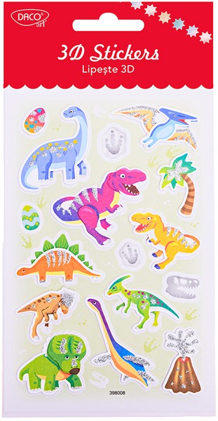 Matrica, 3D Daco "3D Stickers" dínók
