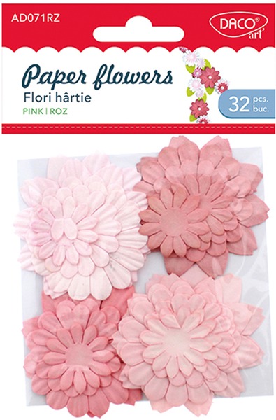 Papír dekoráció, virágok Daco "Paper flowers"